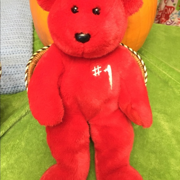 Ty beanie buddy red #1 - Picture 5 of 8